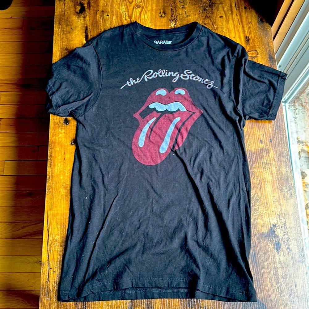 Garage The Rolling Stones Band Tee Size small